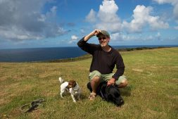 Sean with Jillie and Sammy