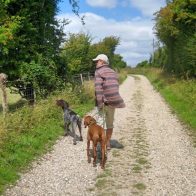 Sean with Ziggy and Zola